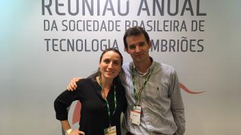 Dr. Denicol and Dr. Ross at the Brazilian Society for Embryo Technologies annual meeting
