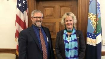 Dr. Murray and Dr. Van Eenennaam at the USDA Secretary’s Office