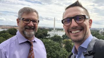 Jim in D.C. with Eric Hobbs from Bderkeley Lights