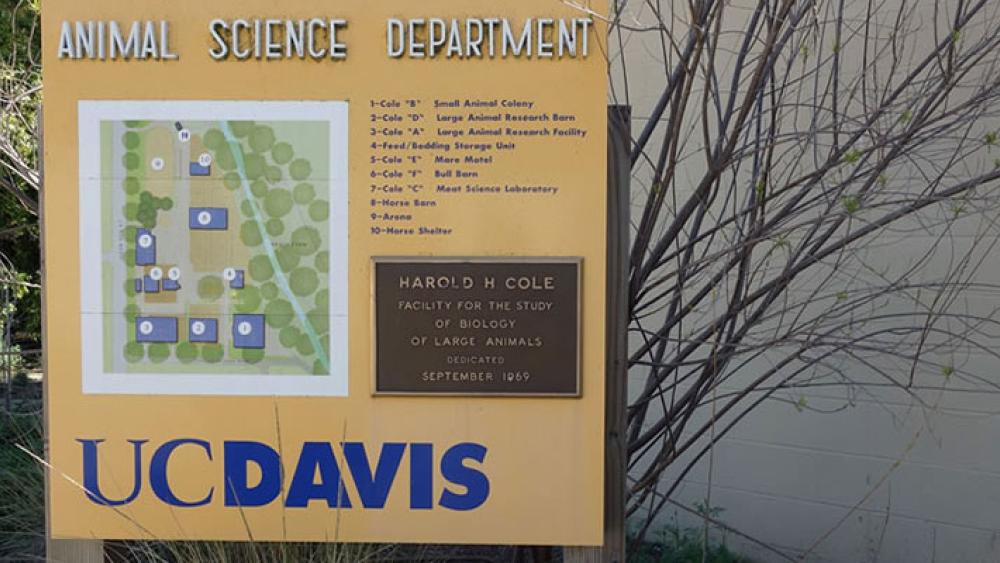Cole Facility UC Davis Department of Animal Science